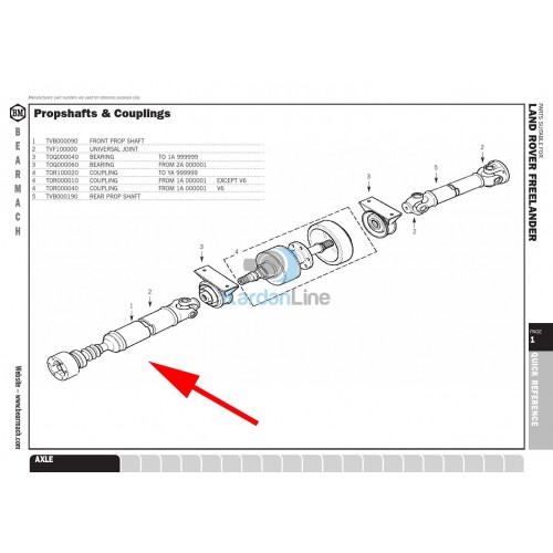 Land Rover Freelander I ,97-06 TVB000090