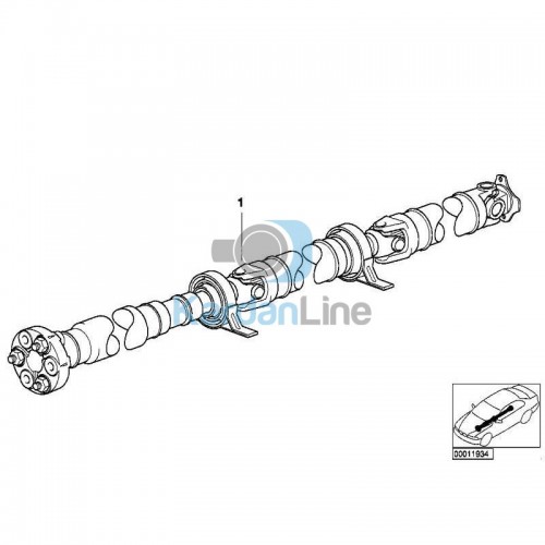 Kardanwelle BMW 26111229569