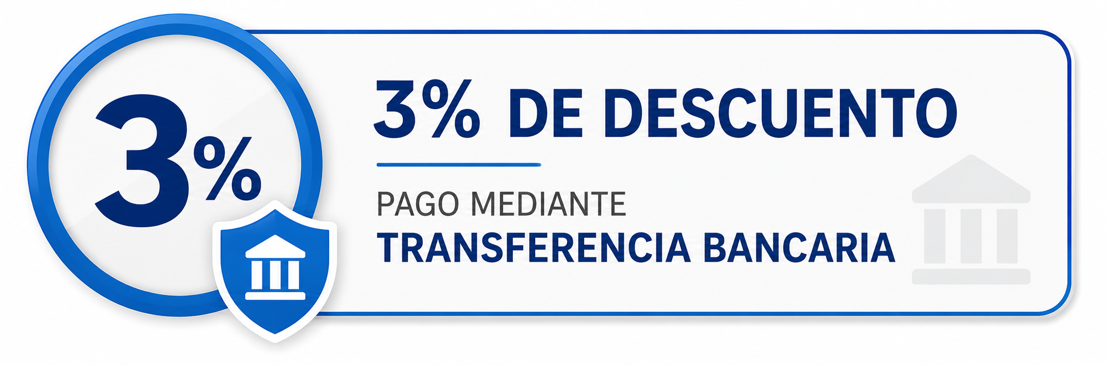 descuento pago transferencia